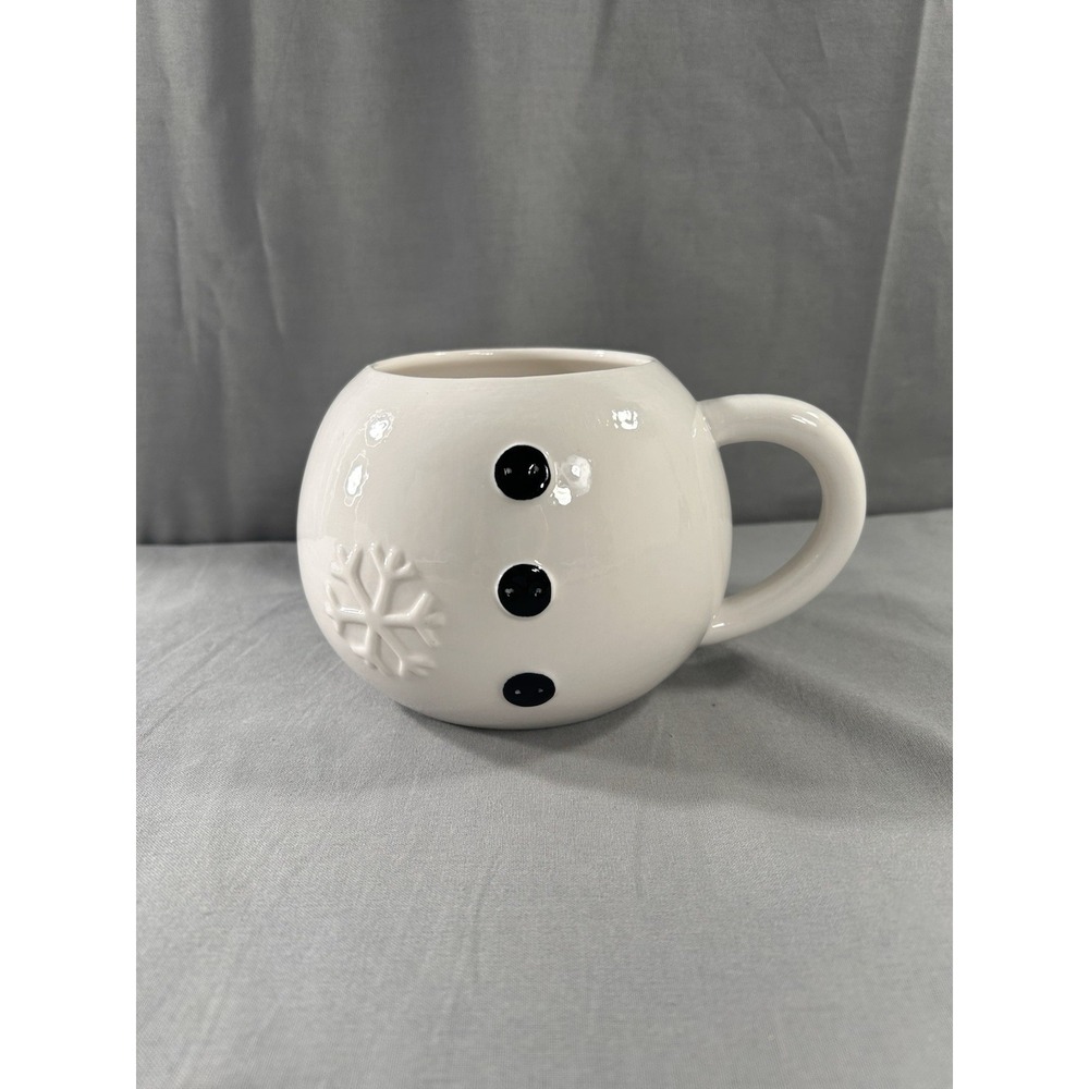 Cracker Barrel Snowman Coffee Mug